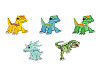Naljepnica za nanošenje glačalom – dinosaur 