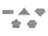 Patch thermocollant réfléchissant, assortiment de motifs et de tailles