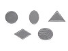 Patch thermocollant réfléchissant, assortiment de motifs et de tailles