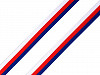 Tricolour Ribbon width 10 mm