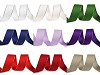 Ruban en taffetas, largeur 25 mm, avec lurex