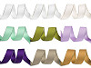 Ruban en taffetas, largeur 25 mm, avec lurex