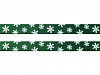 Christmas Ribbon with Snowflakes width 10 mm