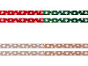 Ripsband Schneeflocken Breite 10 mm Weihnachten
