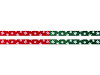 Christmas Ribbon with Snowflakes width 10 mm