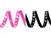 Nastro Grosgrain, motivo: zampe, larghezza: 10 mm 