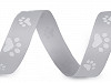 Grosgrain Ribbon / Webbing width 15 mm Paws