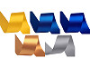 Nastro in raso, double-face, larghezza: 40 mm