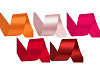 Nastro in raso, double-face, larghezza: 40 mm