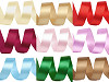 Paquets de ruban satiné par 5 m, largeur 20 mm