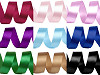Paquets de ruban satiné par 5 m, largeur 20 mm