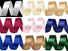 Paquets de ruban satiné par 5 m, largeur 20 mm