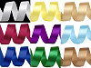 Paquets de ruban satiné par 5 m, largeur 20 mm