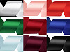 Paquets de ruban satiné par 3 m, largeur 50 mm