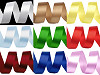 Cinta de raso paquetes de 5 m, ancho 25 mm