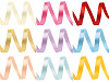 Paquets de ruban de satin par 5 m, largeur 6 mm