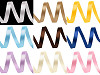 Paquets de ruban de satin par 5 m, largeur 6 mm