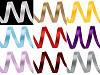 Satin Ribbon packs per 5 m width 6 mm