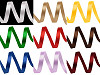 Paquets de ruban de satin par 5 m, largeur 6 mm