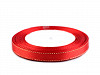 Christmas Satin Ribbon with Lurex width 10 mm