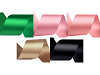 Paquets de ruban satiné double face, par 5 m, largeur 50 mm
