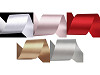 Paquets de ruban satiné double face, par 5 m, largeur 50 mm
