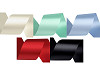 Paquets de ruban satiné double face, par 5 m, largeur 50 mm