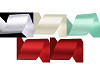 Paquets de ruban satiné double face, par 5 m, largeur 50 mm