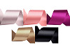 Paquets de ruban satiné double face, par 5 m, largeur 50 mm