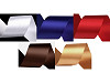 Paquets de ruban satiné double face, par 5 m, largeur 50 mm