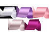 Paquets de ruban satiné double face, par 5 m, largeur 50 mm