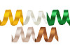 Paquets de ruban satiné double face, par 5 m, largeur 15 mm