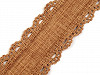 Imitation Jute Ribbon with cut-out Edges width 35 mm