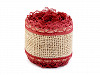 Jute Ribbon with Lace width 50 mm