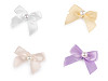 Satin Bow 30x35 mm with Bead