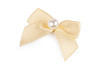 Satin Bow 30x35 mm with Bead