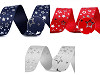 Christmas Grosgrain Ribbon Stars width 25 mm