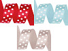 Satin Ribbon 25 mm Polka Dots