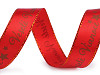 Satin Ribbon Veselé Vianoce width 20 mm