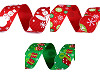 Christmas Grosgrain Ribbon width 25 mm