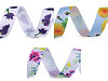 Cinta estampado flores 25 mm