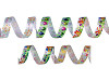 Easter Ribbon width 20 and 25 mm Chick, Egg, Meadow, Bunny