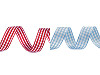 Gingham Check Ribbon width 15 mm