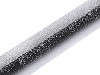 Ripsband meliert mit Glitzer Breite 40 mm