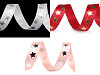 Christmas Satin Ribbon Stars width 20 mm