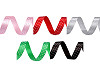 Satin Ribbon with Polka Dots width 15 mm