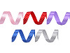 Satin Ribbon with Polka Dots width 15 mm