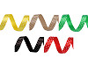 Satin Ribbon with Polka Dots width 15 mm