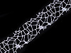 Wstążka siatkowa / pajęczynka z brokatem szerokość 40 mm