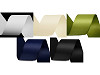 Atlasband / Satinband beidseitig Breite 40 mm matt